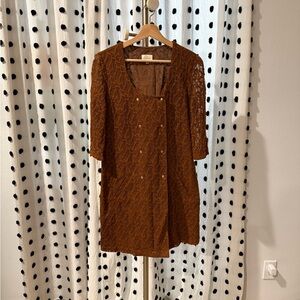 Sézane lace shift dress